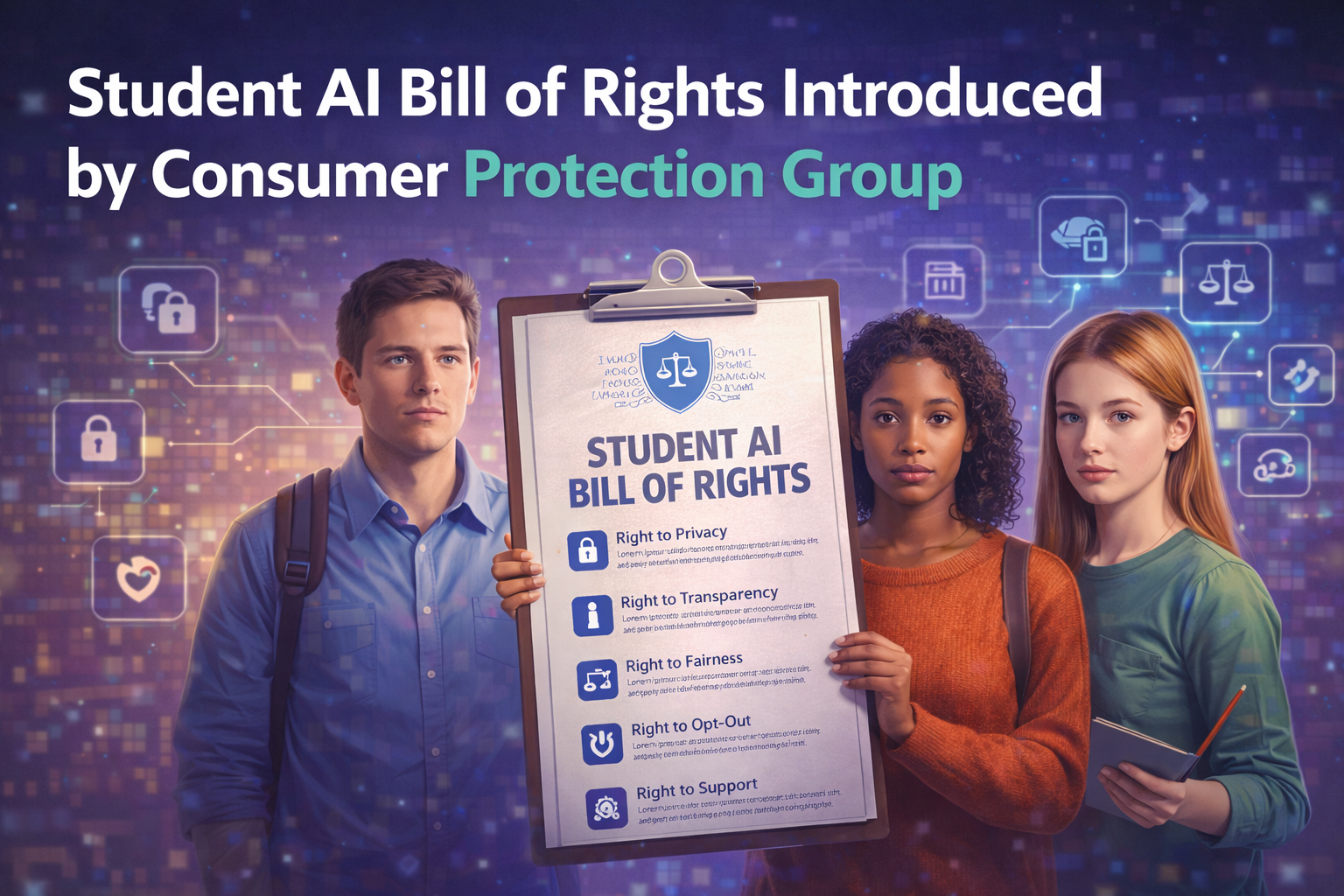 Student AI Bill of Rights Introduced by Consumer Protection Group